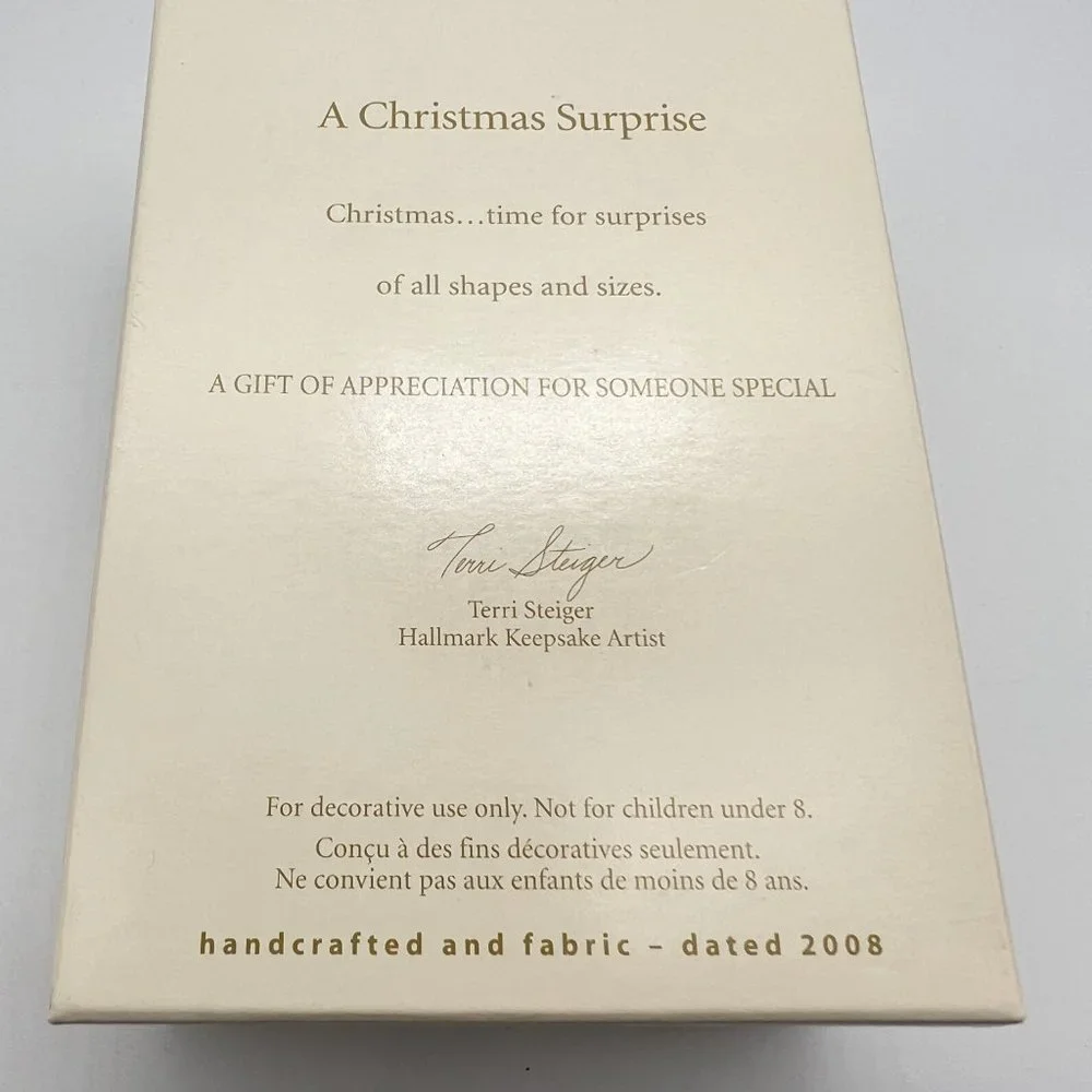 Hallmark Keepsake A CHRISTMAS SURPRISE Ornament VIP Exclusive 2008 - Picture 6 of 9